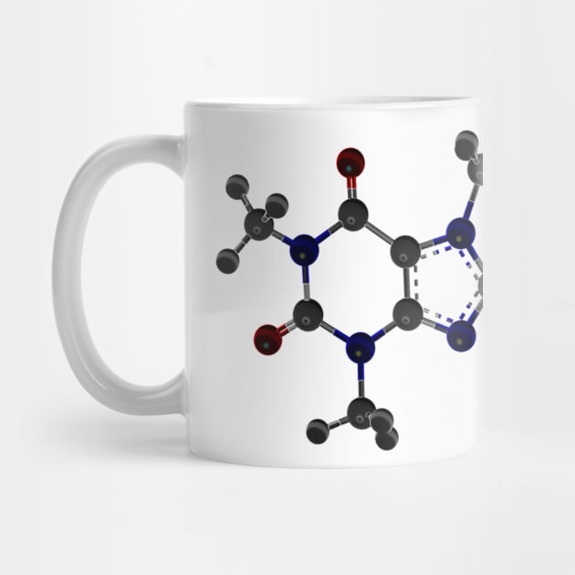 Caffeine Molecule by ChemECool